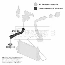 BORG & BECK bth1438 -  Трубка нагнетаемого воздуха